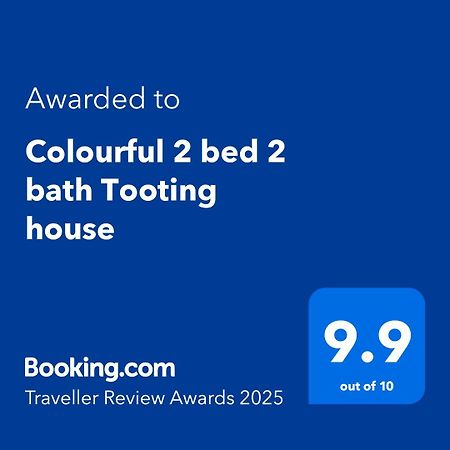 Апартаменти Colourful 2 Bed 2 Bath Tooting House Лондон Екстер'єр фото